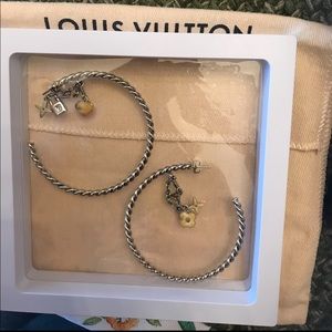 Louis Vuitton hoop earrings